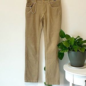 Brooks brothers, women’s brown Courdoroy jeans size 2